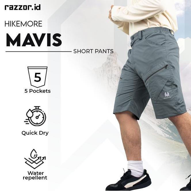 Hikemore Celana Pendek Hikemore Celana Pendek Santai Cargo Pria Mavis Quickdry