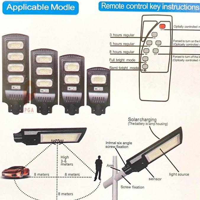 NEW LAMPU JALAN SOLAR / PJU SOLAR