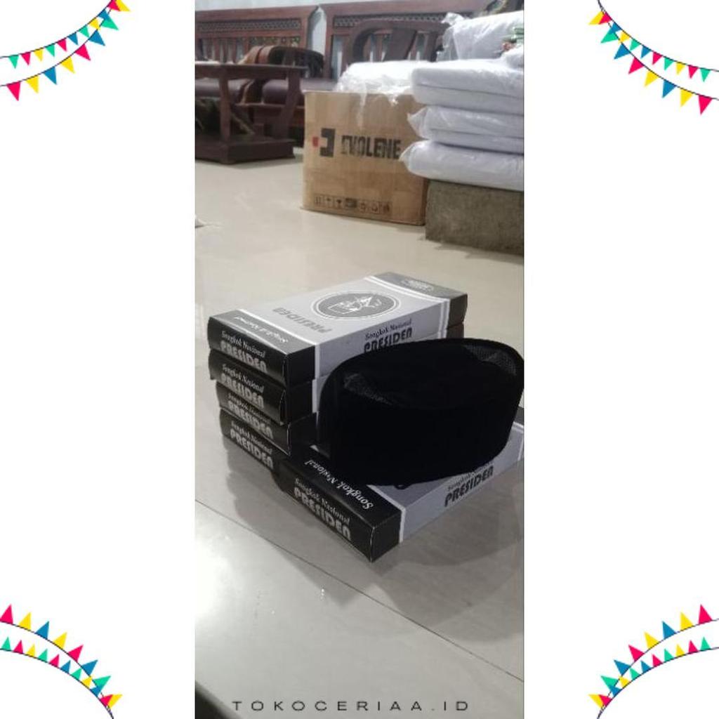Cuci Gudang Peci Hitam Ac Terlaris (Best Seller)-Songkok Hitam-Peci Hitam Anak-Peci Hitam Dewasa-Pec