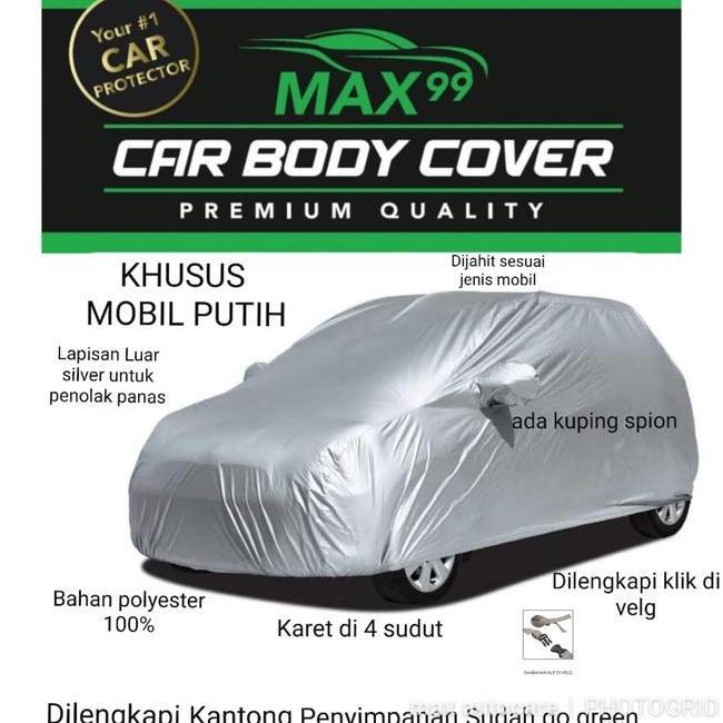 Sarung Mobil Agya Silver Putih Body Cover Coating Klik Velg Sbwsilver