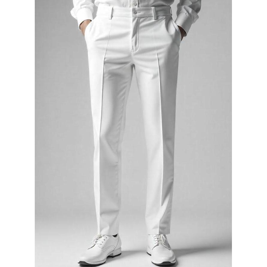 Celana Panjang Pria Celana Panjang Pria Slimfit Tebal Putih Warna Putih - Fkerja Ormal Nikayu