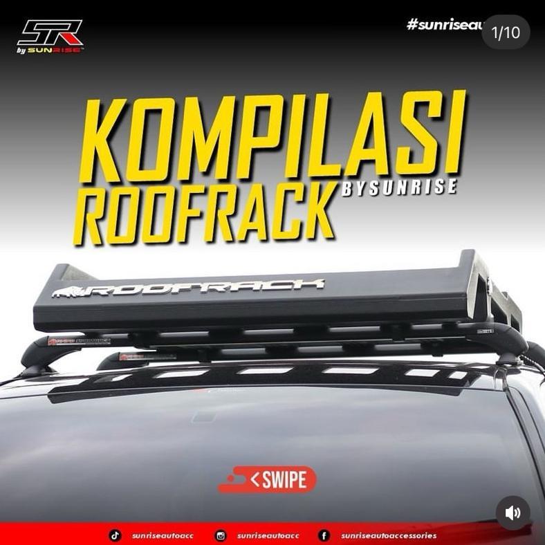FREE ONGKIR RAK ROOFRACK ROOF RACK BAGASI ATAS RHINO SPORTY MOBIL UNIVERSAL SUNRISE SR RACK MOBIL TR
