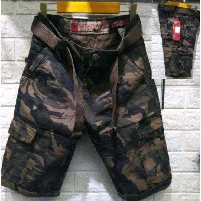 Celana Cargo Pendek Celana Tactical Pria Dewasa Tebal L Loreng Laki Clana
