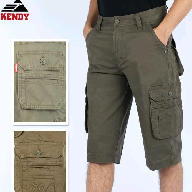 Kendy Celana Kendy Kendy Celana Kendy Cargo Model Casual Pendek Bahan Katun Twill
