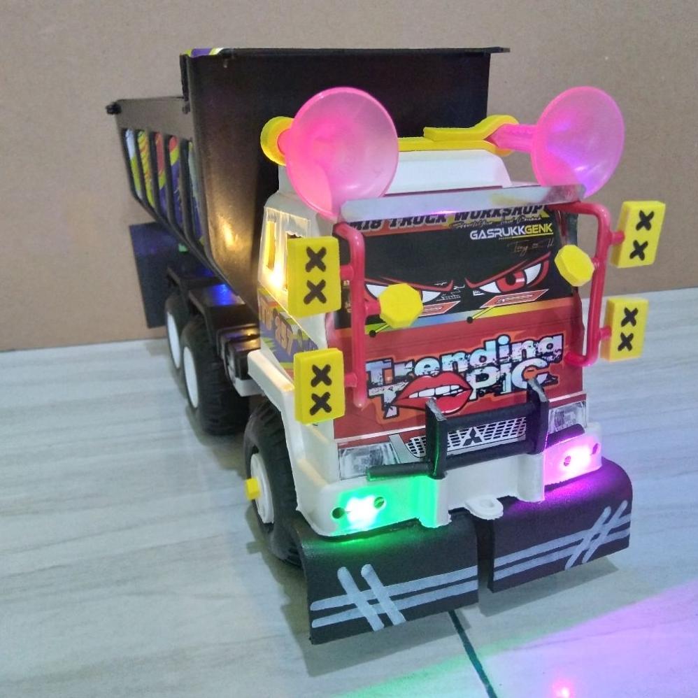 LIMITED [COD] TRUK MODIFIKASI MOBIL PLASTIK TRUCK MAINAN TRUK PASIR TTP02 AVENGER