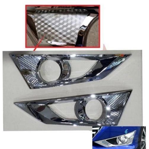 Cover Fog Lam Mobil Sigra Variasi Lampu Kabut Full Chrome