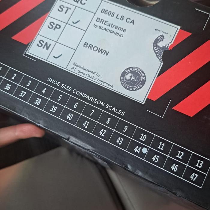 Safety Shoes BLACKRHINO EXCLUSIVE 0605 LS CA  BROWN