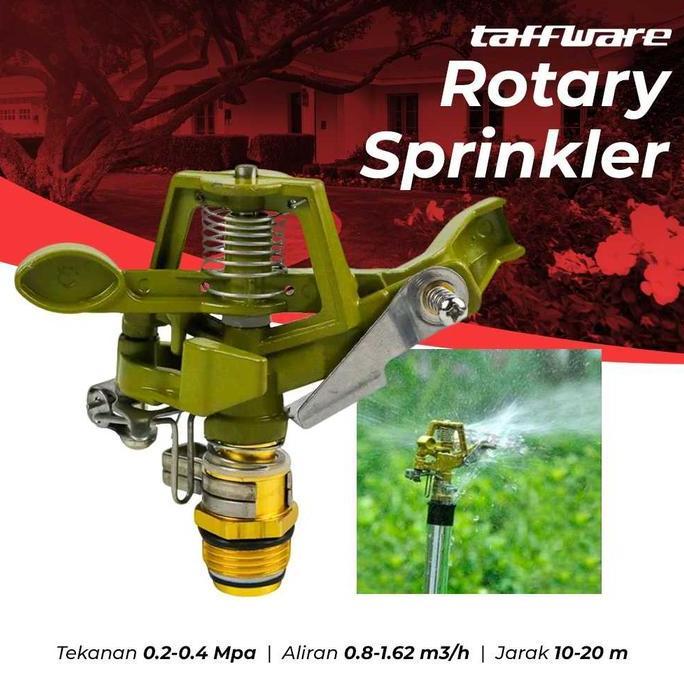 Sprinkler Nozle Air Irigasi Taman Sprinkle Sprayer Putar Siram Tanaman