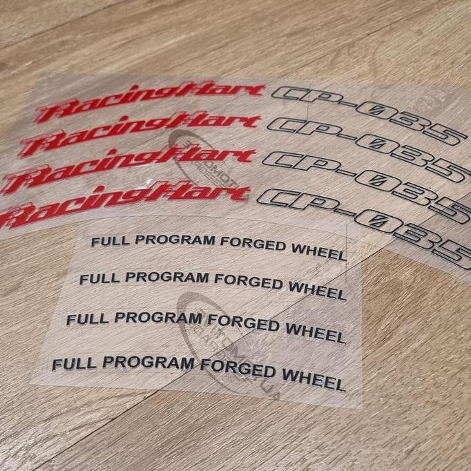 Stiker velg Racing Hart CP-035
