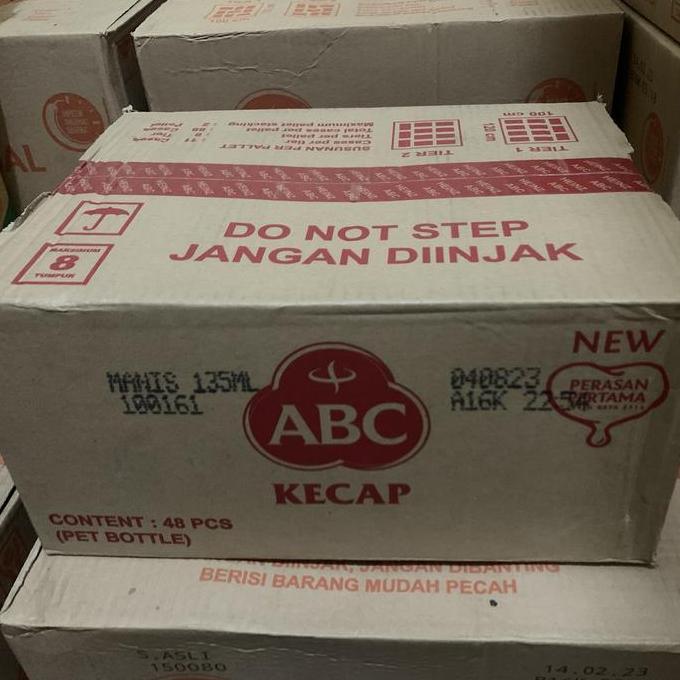 Kecap Manis ABC 135ml 1 Dus isi 48 botol TS