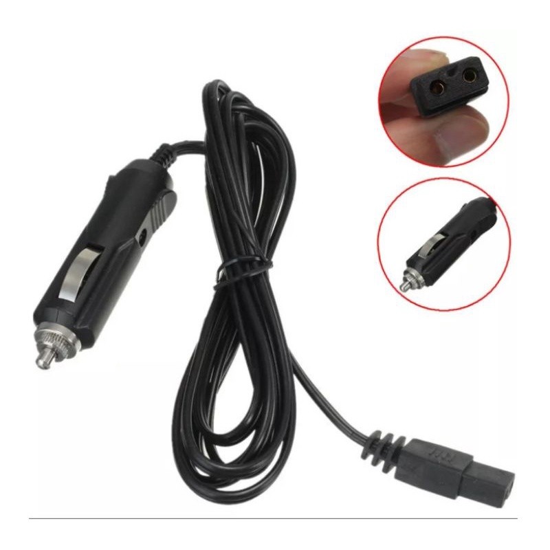 Bumper Socket Tape Kabel Cord 8 Ec5 Power Car Mobil Kulkas Mini Cool Box 2 Pin Lighter Soket Listrik