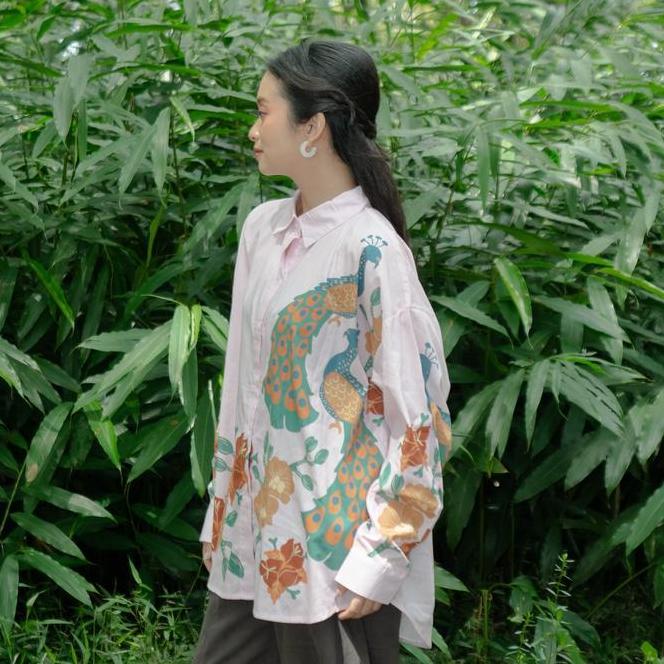 Nonaetal Andromeda Peafowl Nonaetal Andromeda Peafowl Shirt Long Sleeve