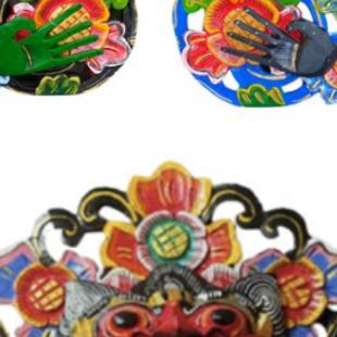 Pajangan Boma Bali - Patung Boma Bali - Dekorasi Dinding Bali - Hiasan Dinding Bali - Patung Kayu Ba