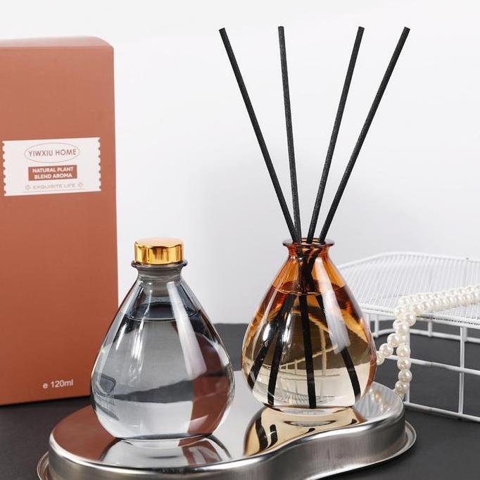 READY IMPORT 120ML COLORFUL REED DIFFUSER 1PC, ESSENTIAL OIL HOME FRAGRANCE SET, DECORATIVE AIR FRES