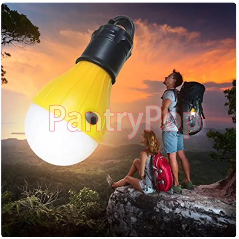 Lampu Led Lampu Emergency Bohlam / Multifungsi Bohlam Lampu Gantung Luar Ruangan Lampu Berkemah / Co