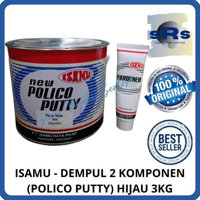 TERMURAH - ISAMU - DEMPUL BESI/DEMPUL MOBIL/DEMPUL 2 KOMPONEN 3KG
