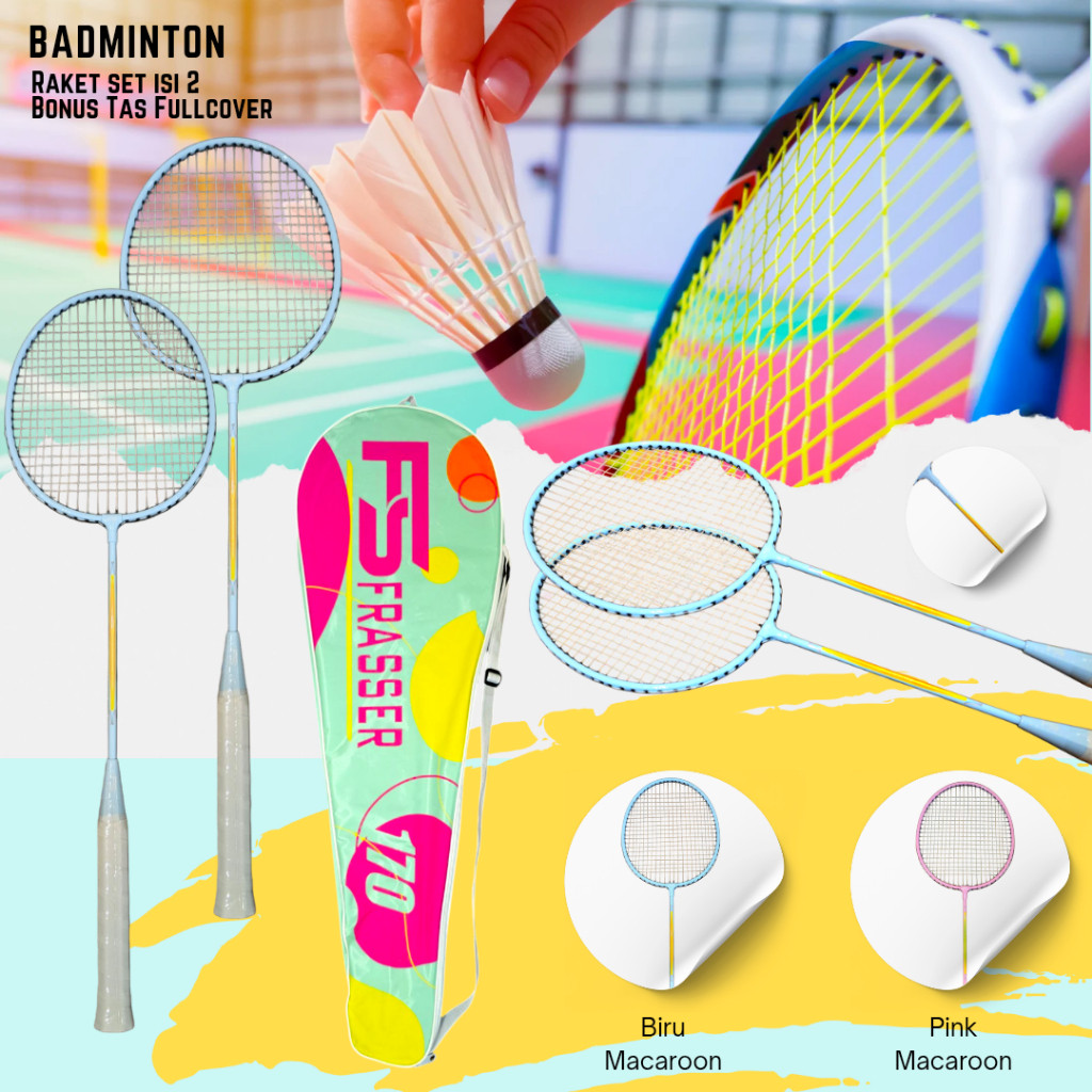 Frasser Fs Raket Badminton Bulu Tangkis Alat Olahraga Berkualitas Original Termurah Rbtst 01