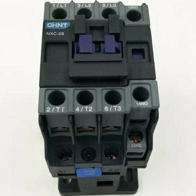 BEBAS ONGKIR - Kontaktor Chint NXC-09 380V 3P 4kw 9A NXC09 NXC Coil 400VAC Contactor
