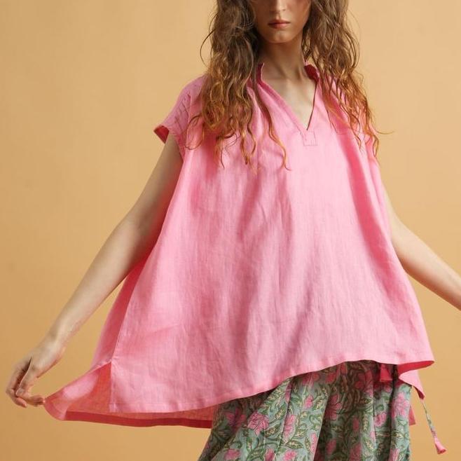 Lyon Top /Baju Baju Linen Atasan Wanita Linen/Atasan Wanita/Linen Shirt