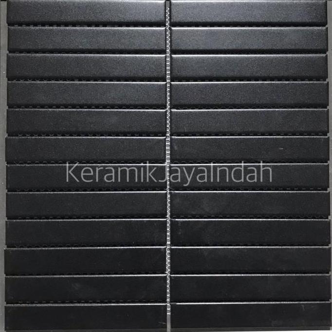 KERAMIK MOZAIK LONG POTTERY STRIPE PLAZA NARA KITCHEN BACKSPLASH