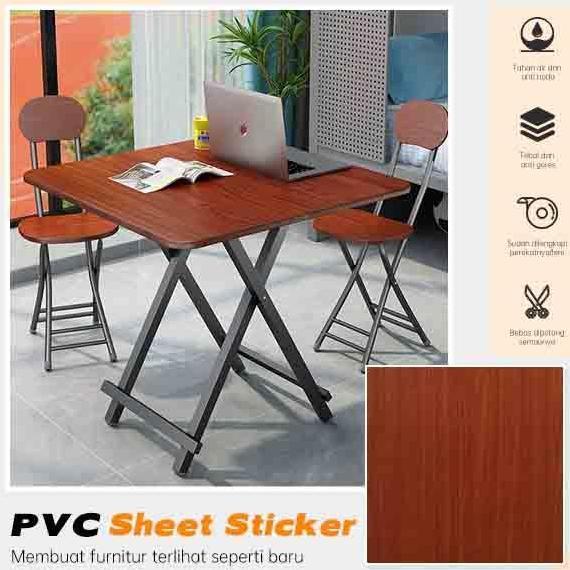 PVC Sheet Sticker Vynil Motif Kayu / Marmer Seri FS Interior Film Roll Stiker Pelapis Furniture Dind