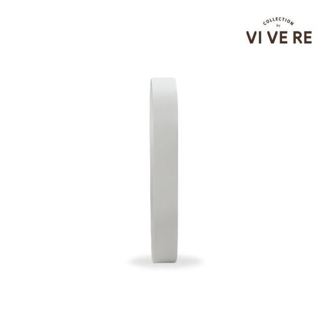 VIVERE Jam Dinding Aluna White Gold
