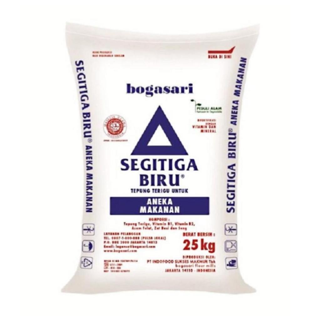 Murah Tepung Terigu Segitiga Biru 25Kg Tepung Terigu Protein Sedang Serbaguna