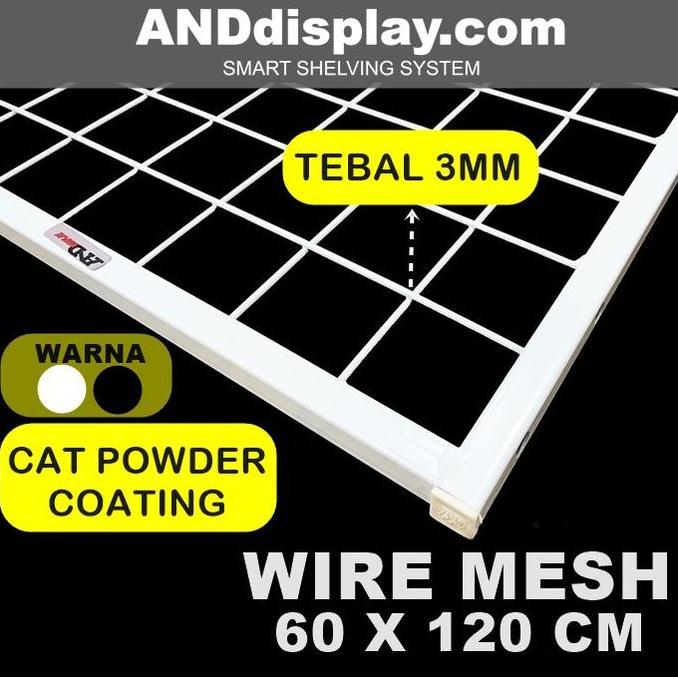 WIRE GRID MESH 60 X 120 CM - KAWAT JARING KOTAK - RAM DINDING BINGKAI