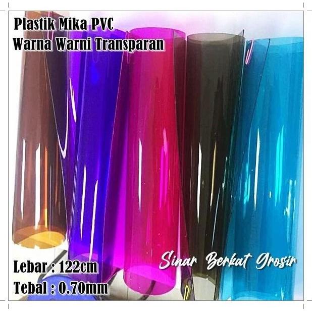 Avvolgere- Plastik Mika Lentur Warna Warni Pvc Flexible Tebal 0.70Mm Lebar 122Cm