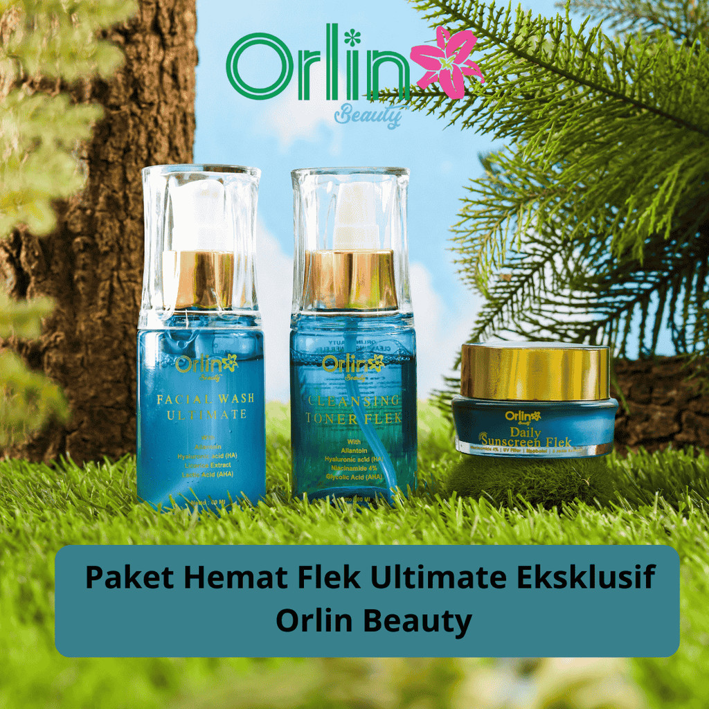 Paket Hemat Flek Ultimate Eksklusif Orlin Beauty - Skincare Flek Hitam