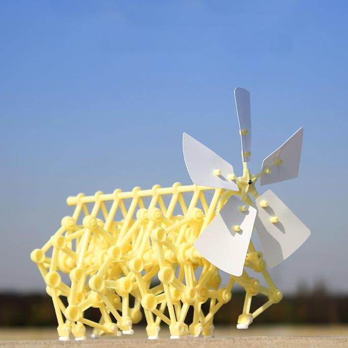 HAMDORA Robot Binatang Bionik Bertenaga Angin / Mainan Anak Edukasi Diy / Mainan Perakitan DIY