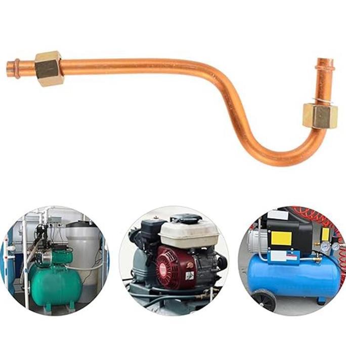 HASQUINE Pipa Tembaga Kompresor Angin / Sparepart Kompresor Angin / Pipa Penghubung Katup Pompa Udar