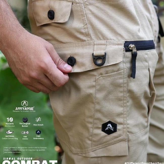 Celana Sirwal Outdoor Combat Assyauqie Pria