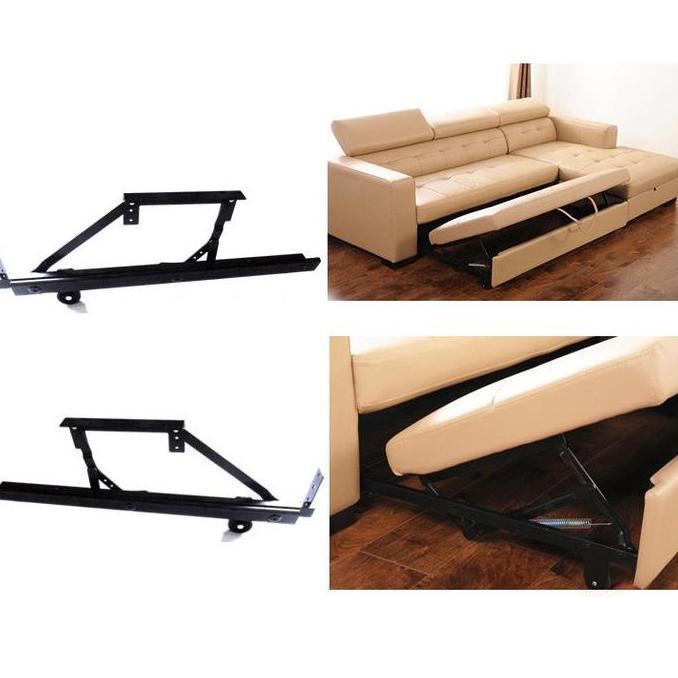 DZAPIRA 1 Set Engsel Mekanik Sofa Bed Sliding / Engsel Lipat Sofa Bed / Engsel Sofabed Slider