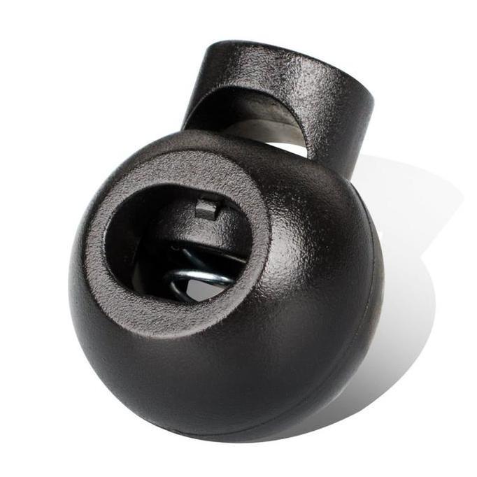 EZESJIT Stopper Tali 100pcs Stopper Tali Jaket Plastik Stopper Ujung Tali Stopper Bulat Stopper Tali