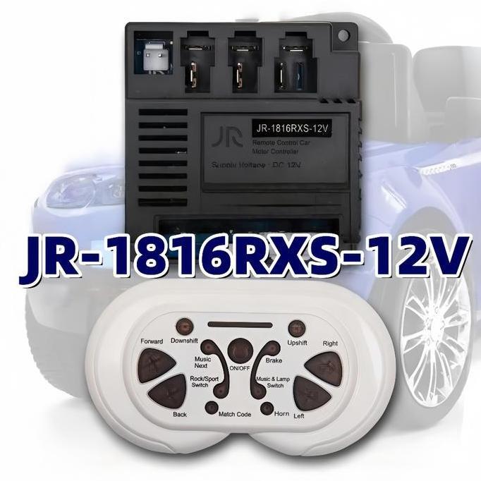 HASQUINE REMOTE CONTROL CAR RECEIVER JR1816RXS JR 1816 RXS 12V MOBIL MAINAN AKI ANAK JR RX 12 VOLT 2