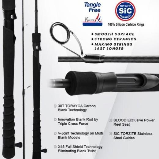 PROMO Joran Pancing Blood Blacky 165/180 cm Solid Carbon . NEW