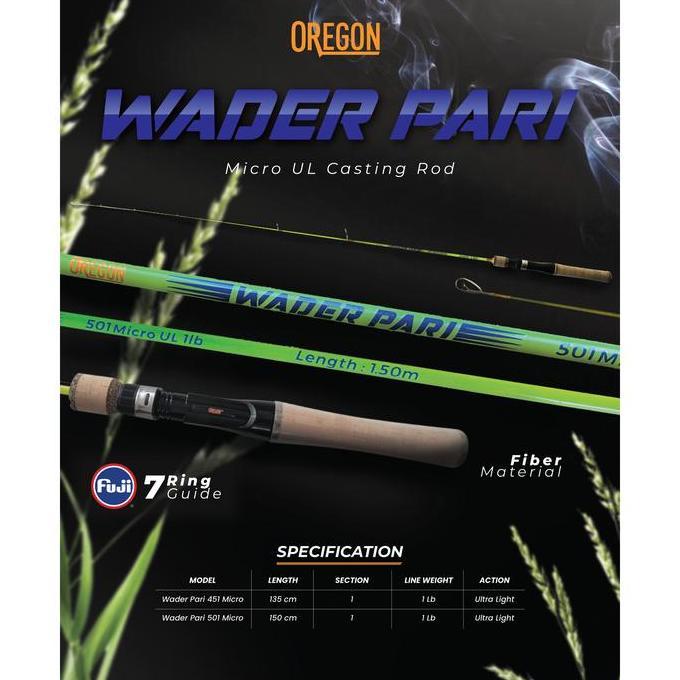 Joran Casting Oregon Wader Pari 451 Micro UL