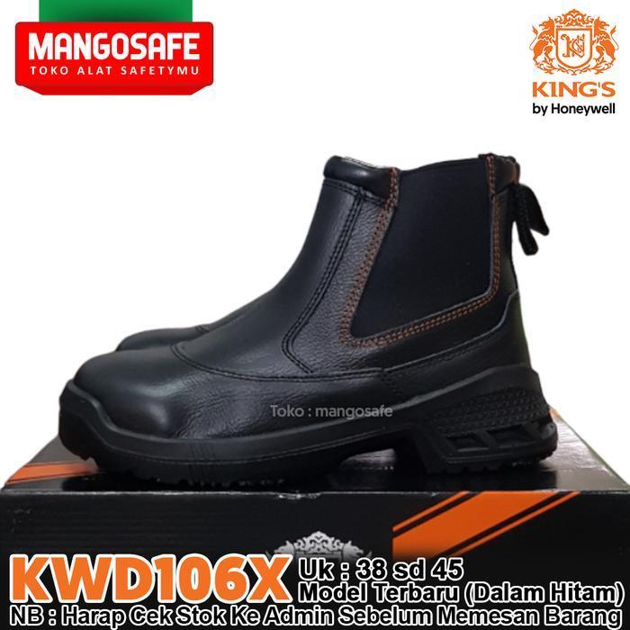 Safety Shoes KINGS KWD 106X / Sepatu Proyek Semi Boot Slip on KWD106X  / Kings By Honeywell KWD 106 