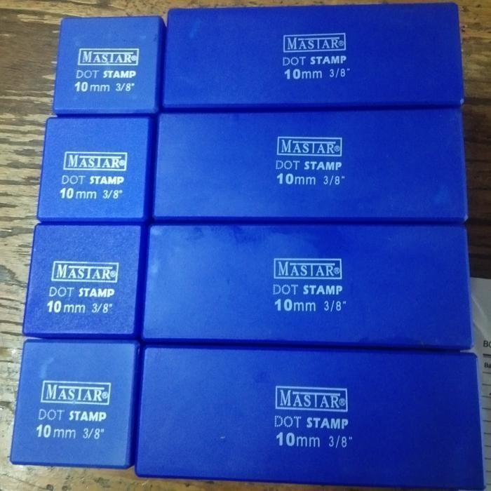 Huruf ketok bintik A-Z MASTAR GERMANY huruf bintik 10 mm