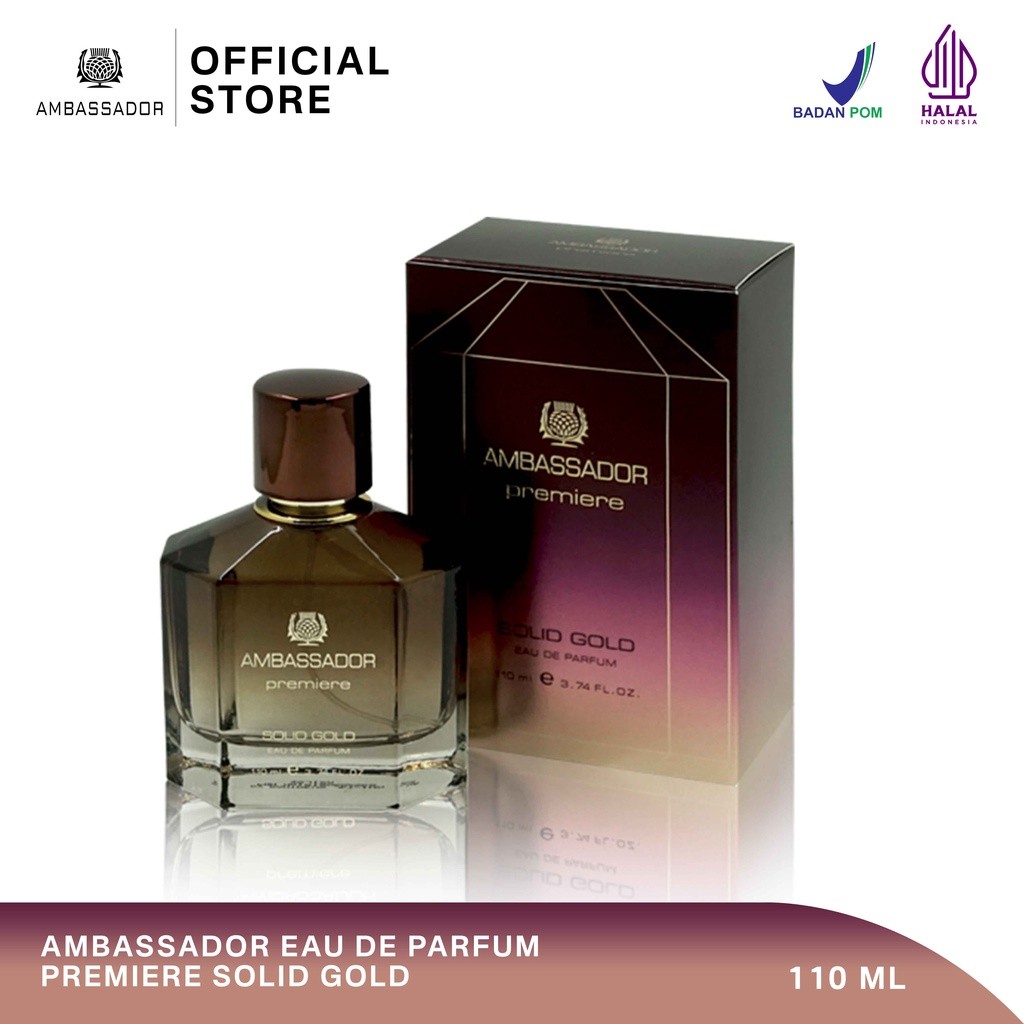 Ambassador Eau De Parfume Premiere Solid Gold - 110Ml