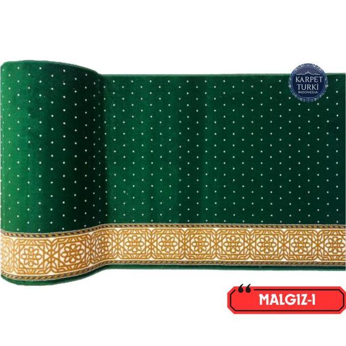 Karpet Masjid Turki MALGIZ METERAN 100cm x 120cm Tebal 13mm Sajadah Mushola Empuk Lembut