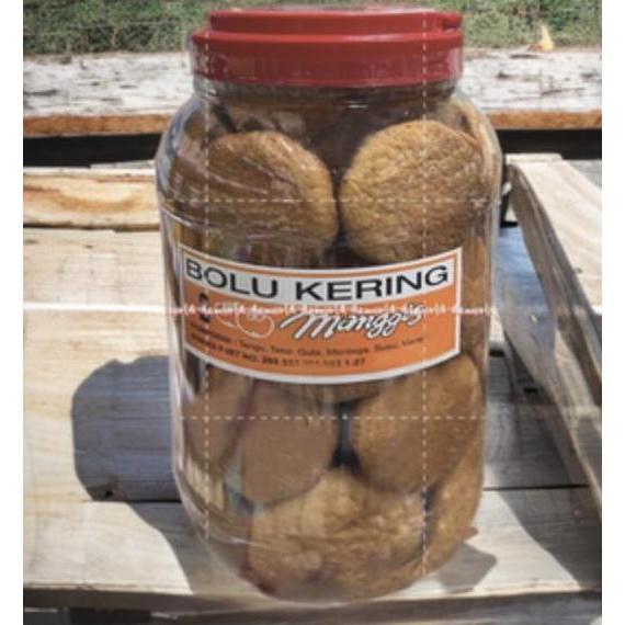 Bolu Kering 2 Manggis Kue Bolu Kemasan Toples Snack Cemilan Siap Saji Siap Makan Kue Bollu Krispi Kr