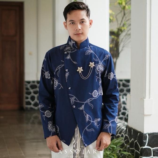 BEST SELLER Assojar - Sanjang Beskap Batik / Atasan Batik Pria