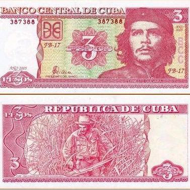 Cuba 3 Pesos 2005, Ernesto Guevara