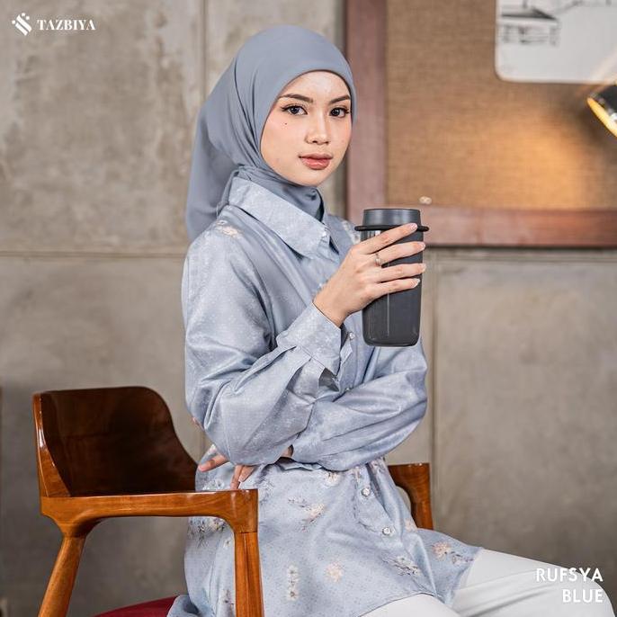 [NEW] Tazbiya Blouse Rufsya Collection Series| Tunik Silk