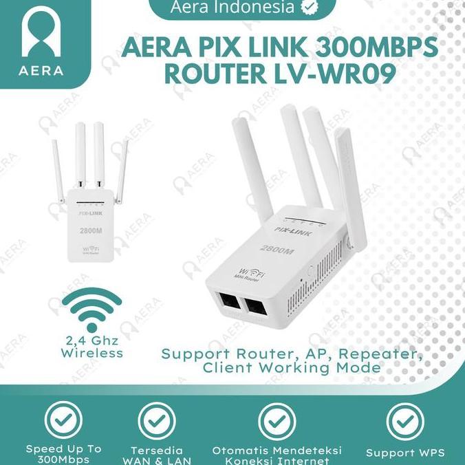 RACERPO Pix Link 300M Mini Wireless Wifi Repeater AP LV-WR09