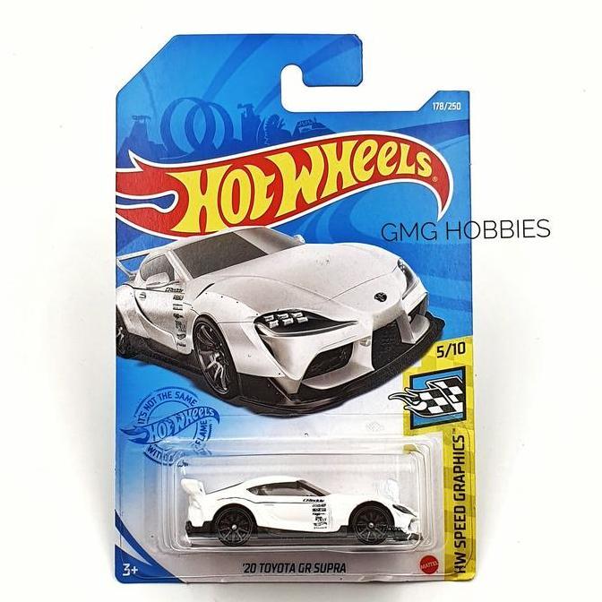 J 2021 '20 TOYOTA GR SUPRA PUTIH HOTWHEELS HOT WHEELS DIECAST MOBIL