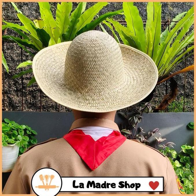 TOPI ETNIK BALI Topi Pantai Topi Anyaman Daun Purun