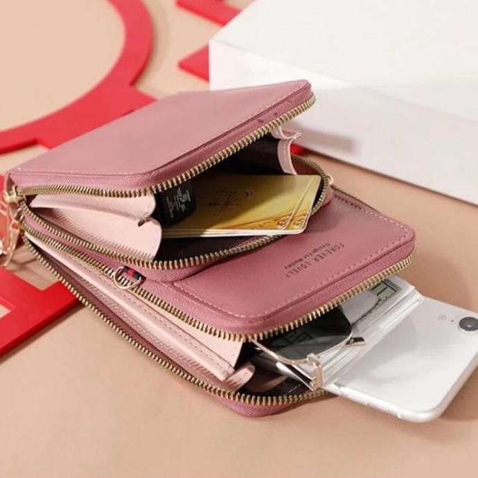 Tas Selempang Wanita Kulit Tas Hp Cewek Dompet Touch Screen Afl01 Premium